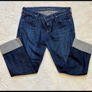 Citizen of Humanity Dani cropped low rise jeans size 29